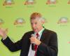 Lain Jager, Zespri CEO, speaks at an April 21 event in Shanghai